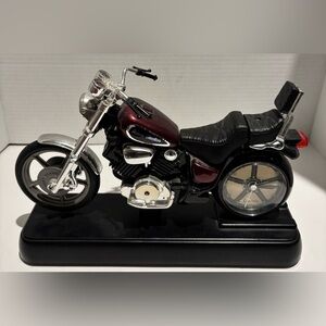 Harley-Davidson Diecast Motorcycle - Black and Burgundy